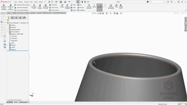 SolidWorks ile Şarap Kadehi Nasıl Tasarlanır – Screenshot 2