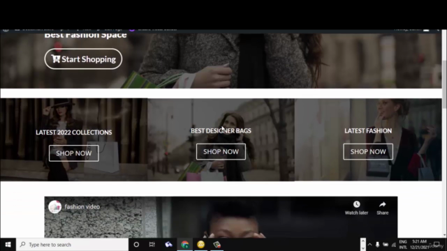 Ecommerce Website Design with Divi Step by Step – Screenshot 1