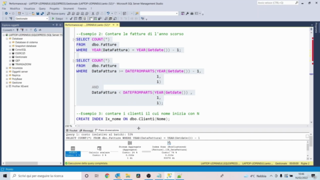 SQL Server: Performance Tuning e analisi Piani di Esecuzione - Screenshot_03