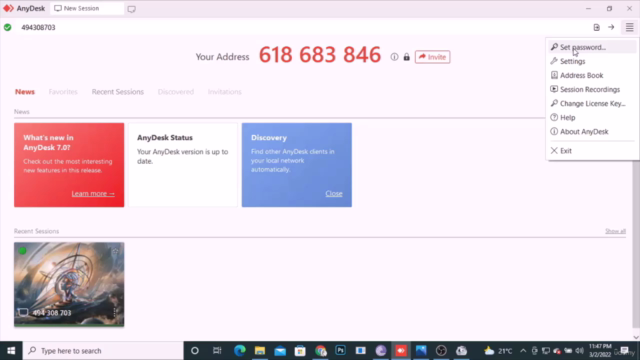 ANYDESK: REMOTE DESKTOP COURSE FOR BEGINNERS 2022 – Screenshot 2