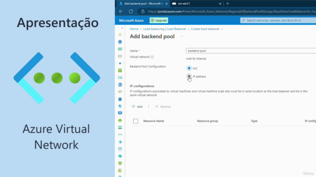Azure Virtual Network (VNET) - Gerenciando Redes Virtuais – Screenshot 4