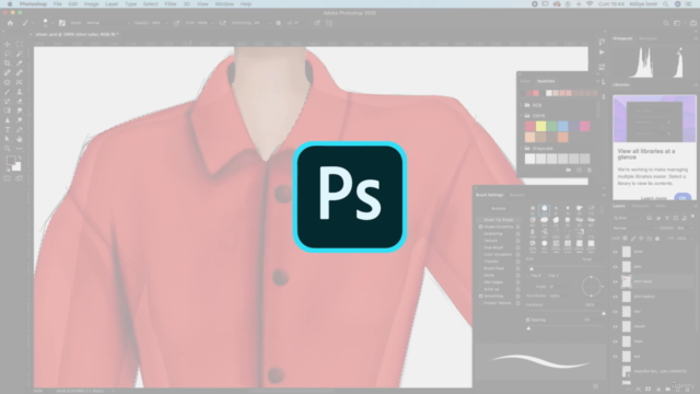 Digital Fashion Illustration with Adobe Photoshop – Screenshot 1