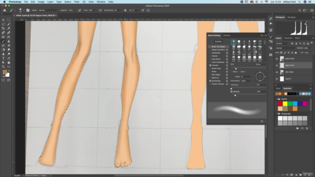 Digital Fashion Illustration with Adobe Photoshop – Screenshot 4