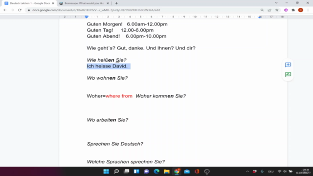 Learn German Basics – Screenshot 1