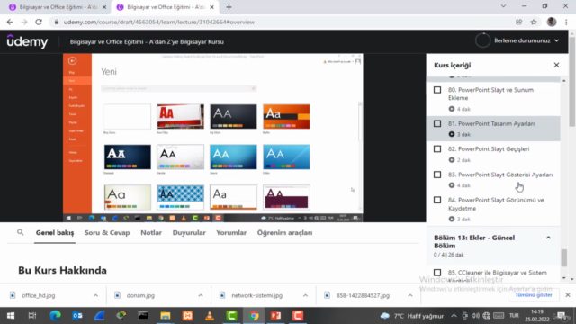 Temel Bilgisayar Kursu | Bilgisayar ve Office Eğitimi 2025 – Screenshot 4