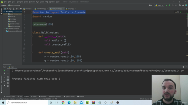Python Course - Doing Flappy Bird Game with Turtle Module – Screenshot 3