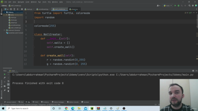 Python Course - Doing Flappy Bird Game with Turtle Module – Screenshot 4