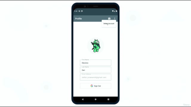 Secure User Authentication | Android + Ktor Server + MongoDB – Screenshot 2