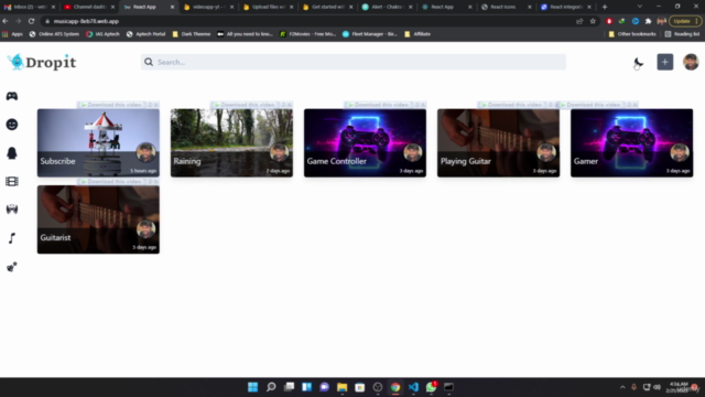Full Stack Video Blog Using ReactJs, Firebase | For Beginner – Screenshot 1