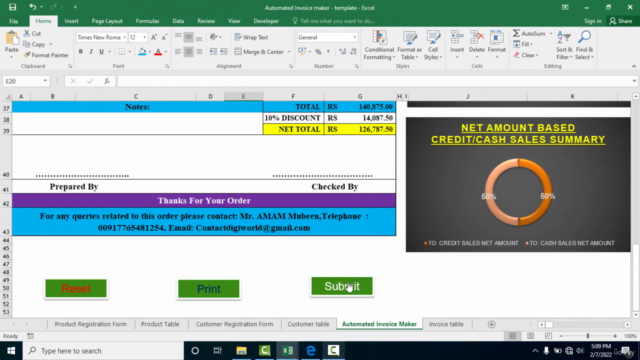 Master in Automated Invoice Maker In Microsoft Excel - Screenshot_03