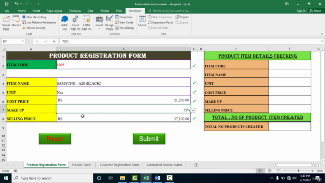Master in Automated Invoice Maker In Microsoft Excel - Screenshot_04