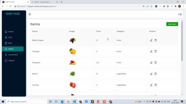 MERN Stack Retail Store POS Application – Screenshot 4