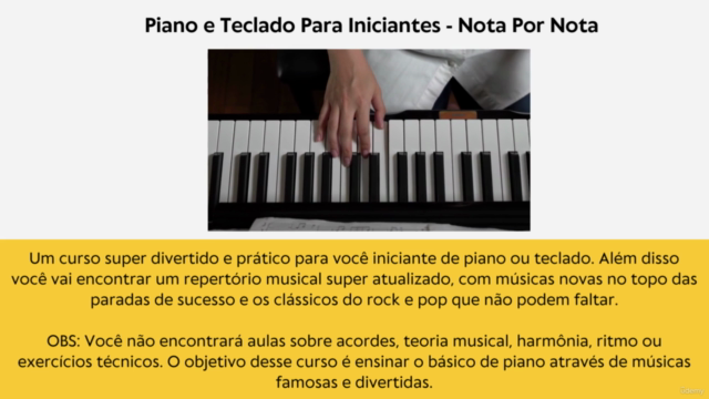 Piano e Teclado Para Iniciantes - Nota Por Nota - Screenshot_01