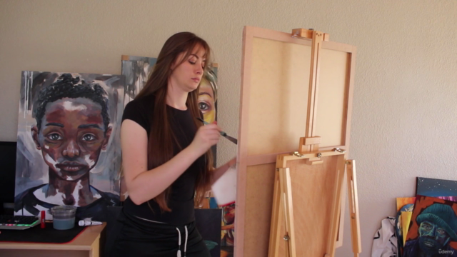 Acrylic Painting for Beginners | Fauvism Portrait Collection – Screenshot 1