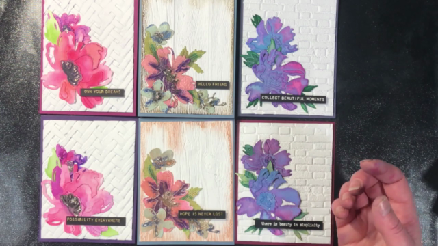 Brushstroke Diecut Flowers Card Class - Screenshot_04