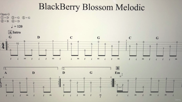 Advanced Techniques for the 5-String Banjo – Screenshot 4