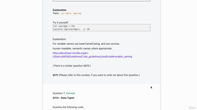 JavaScript Certification Exam JSE-40-01 - Preparation (2025) – Screenshot 2