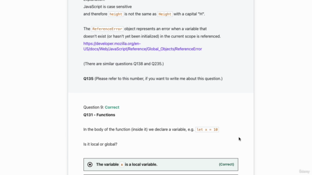 JavaScript Certification Exam JSE-40-01 - Preparation (2025) – Screenshot 3