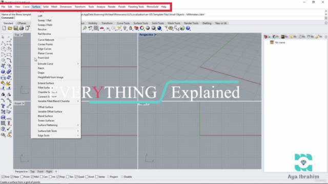 Jewelry design with Rhino – Screenshot 2
