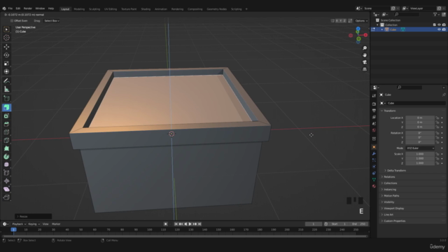 Learn 3D Modelling in Blender Low-Poly Design for Beginners – Screenshot 1