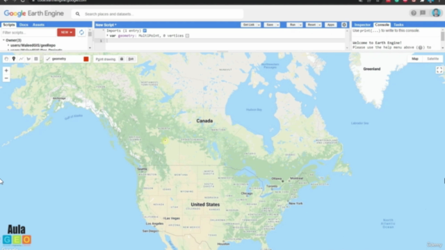 Introduction to Google Earth Engine (GEE) - AulaGEO – Screenshot 1