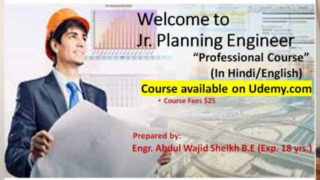 Jr. PLANNING ENGINEER (Full Course Hindi/English) – Screenshot 1