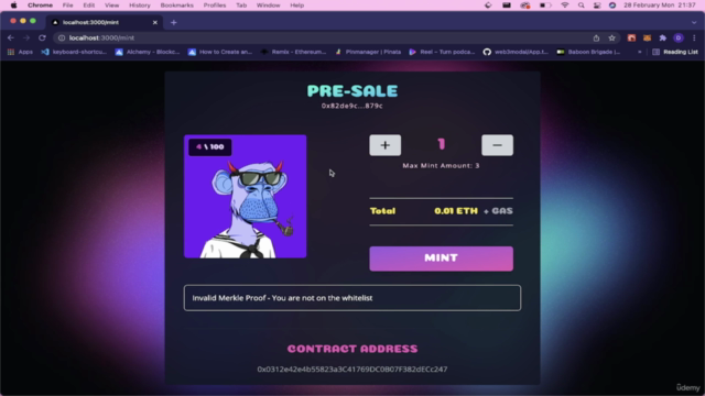 The Fullstack Nft Minting Website Course – Screenshot 3