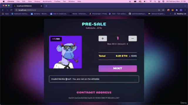 The Fullstack Nft Minting Website Course – Screenshot 4
