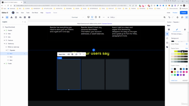 Make Modern Websites in Editor X – Screenshot 3
