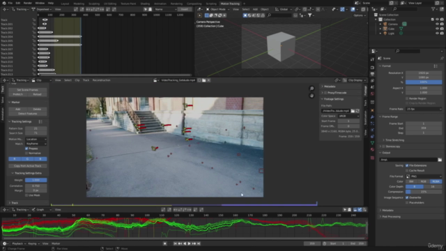 3D Camera Tracking - Blender 3.0 – Screenshot 1
