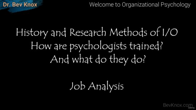 Industrial/Organizational Psychology (Cert. of Completion) – Screenshot 1