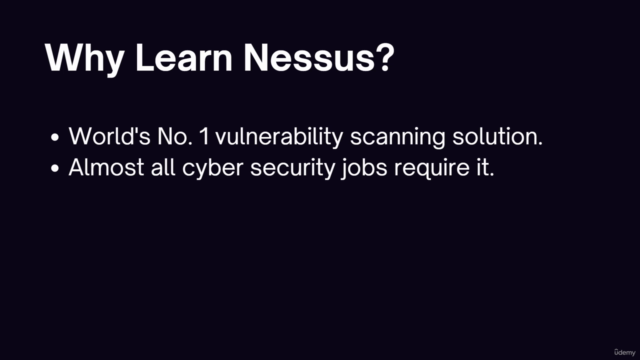 Nessus Scanner: Network Scanning from Beginner to Advanced! – Screenshot 1