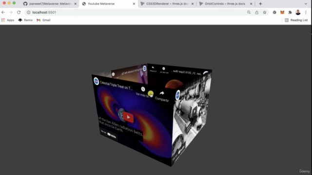 Create a Metaverse using Three.js, Solidity and NFT Tokens - Screenshot_04