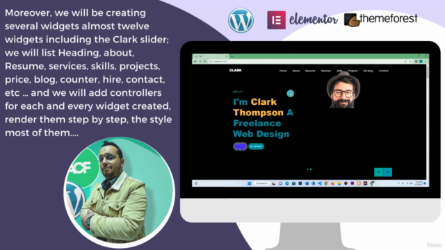 WordPress Theme Development for Themeforest with Elementor – Screenshot 4