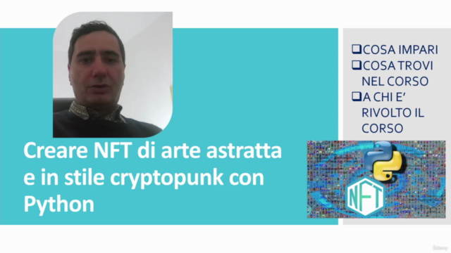 Creare NFT di arte astratta e in stile cryptopunk con Python – Screenshot 2