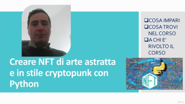 Creare NFT di arte astratta e in stile cryptopunk con Python – Screenshot 3