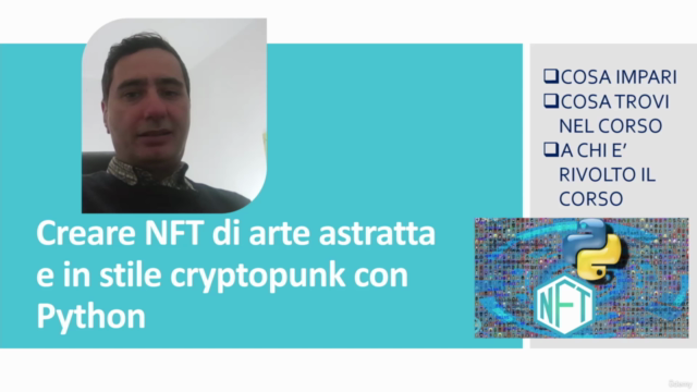 Creare NFT di arte astratta e in stile cryptopunk con Python – Screenshot 4
