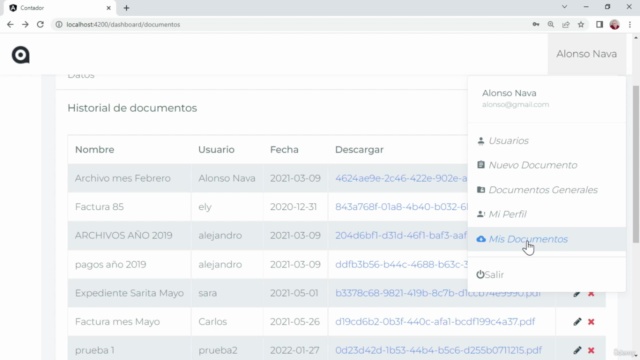 Angular: Sistema para contadores - MEAN STACK – Screenshot 3