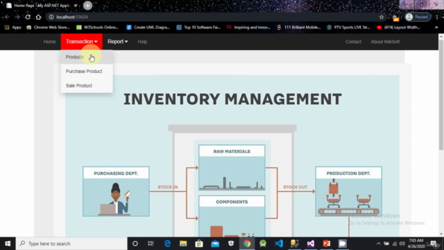 ASP .Net MVC - Pro Inventory Management System Project - Screenshot_01