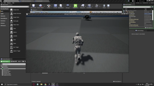 Création d'un simulateur d'Hélicoptère avec Unreal Engine – Screenshot 3