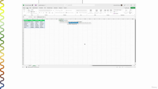 Yeni Nesil Excel Dinamik Dizi Yapısı Formül ve Fonksiyonları – Screenshot 3