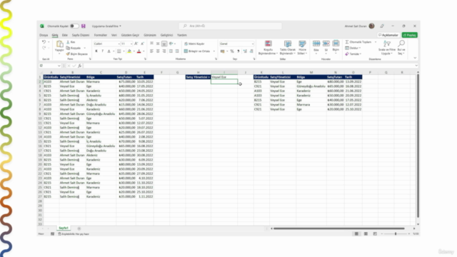 Yeni Nesil Excel Dinamik Dizi Yapısı Formül ve Fonksiyonları – Screenshot 4