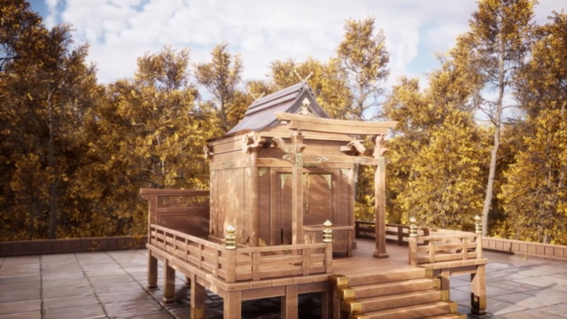 Creating a Japanese Shrine Environment in Unreal Engine 5 - Screenshot_02