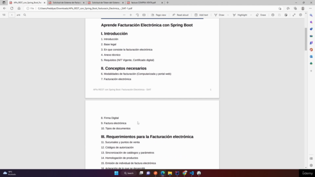 APIs REST con Spring Boot: Facturación Electrónica - SIAT – Screenshot 1
