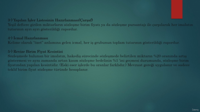 Sıfırdan İleri Seviyeye Metraj ve Hakediş Eğitimi – Screenshot 3