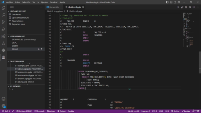 Curso de Rpgle avanzado desde Cero – Screenshot 1