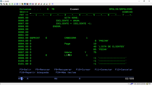 Curso de Rpgle avanzado desde Cero – Screenshot 2
