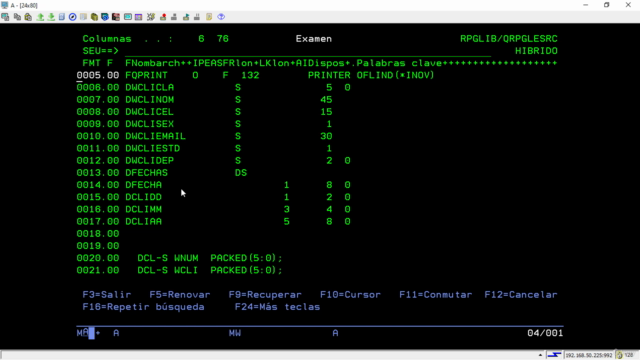 Curso de Rpgle avanzado desde Cero – Screenshot 4
