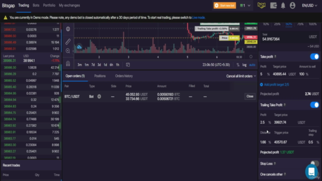 Bitsgap: Cryptocurrency Bot Trading Course 2022 A-Z™ Course – Screenshot 4