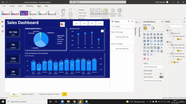 Power BI Services & DAX – Screenshot 2